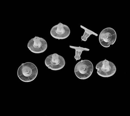 20 stuks transparante rubberen stoppertjes