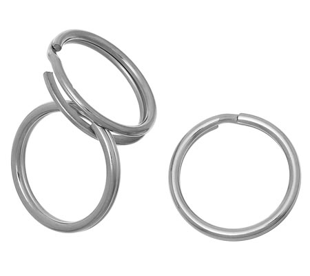 Splitring / Sleutelring RVS