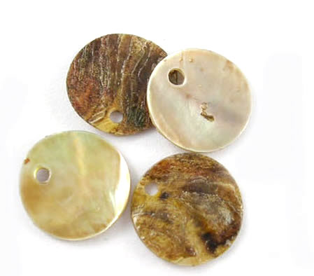 50 schelp bedelkralen naturel