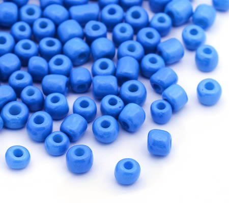 20 gram Rocailles 2 mm zijdeglans Blauw