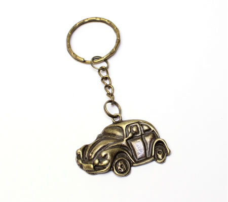 1x Bedeltje Auto Brons (grote bedel)