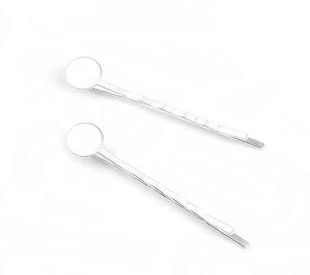 1x Schuifspeld lichtzilver met plakvlak 10 mm