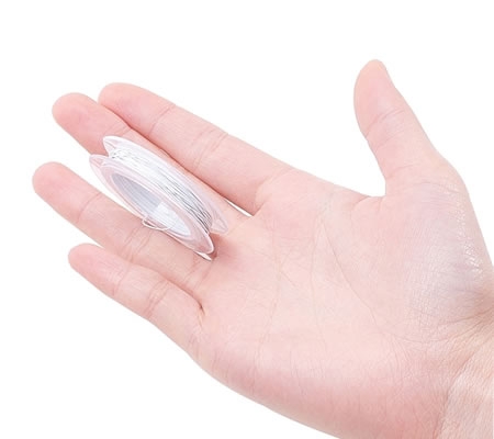 Rol Tigertale dikte 0.38 mm 10 meter WIT