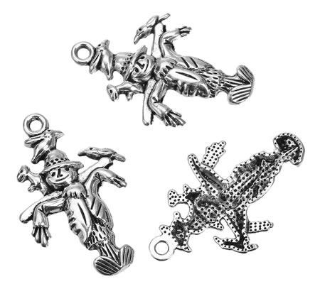 1x Vogelverschrikker bedeltje