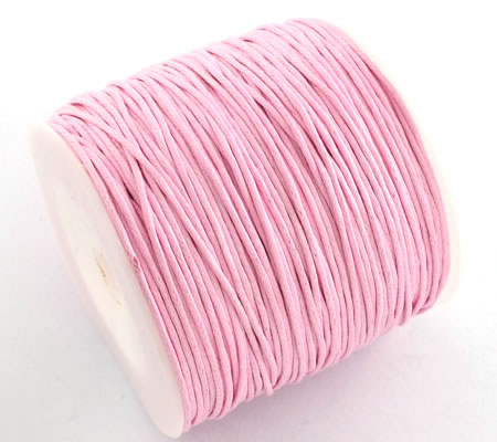 1 Meter Wax Koord Katoen Roze