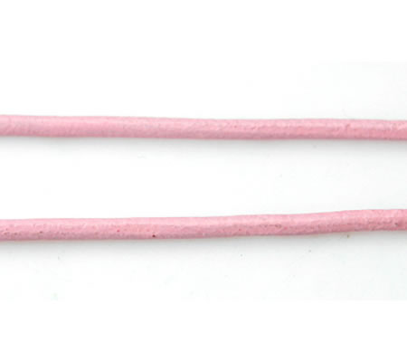 1 Meter Roze Lederen veter