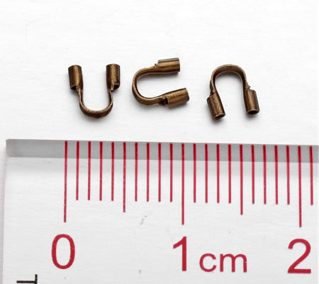 20x Draadbeschermers Brons