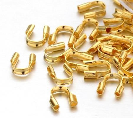 20x Draadbeschermers Goudkleurig