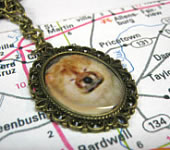 Hars sticker en cabochonhouder met foto